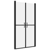 brusedør (88-91)x190 cm sikkerhedsglas matteret
