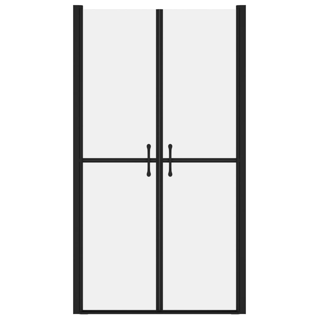 brusedør (88-91)x190 cm sikkerhedsglas matteret