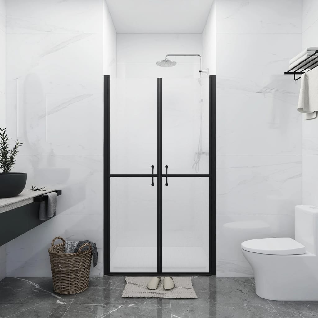 brusedør (88-91)x190 cm sikkerhedsglas matteret