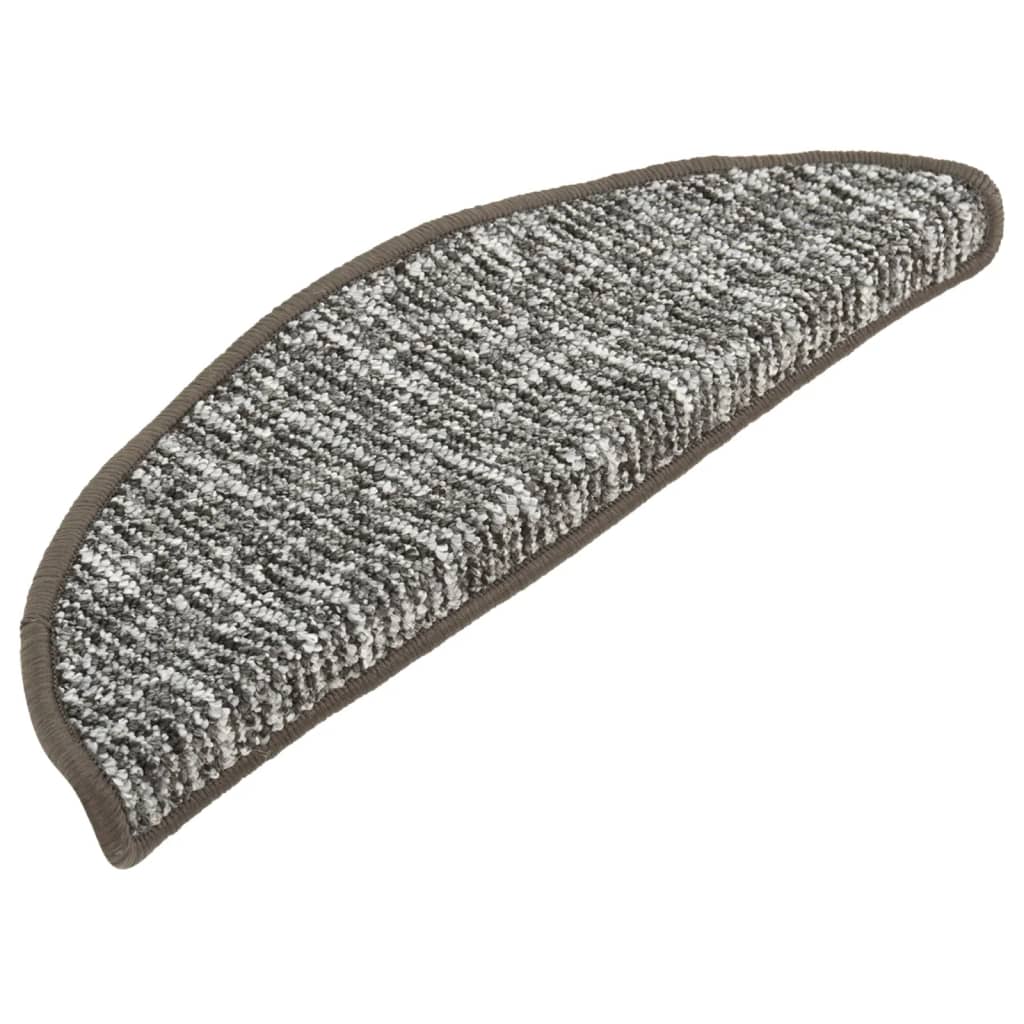 15 stk. trappemåtter 65x21x4 cm antracitgrå