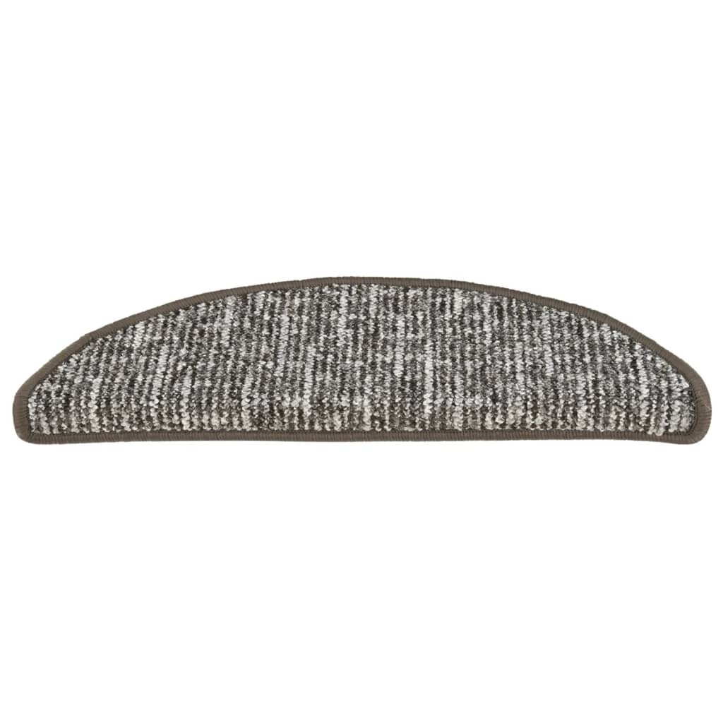 15 stk. trappemåtter 65x21x4 cm antracitgrå
