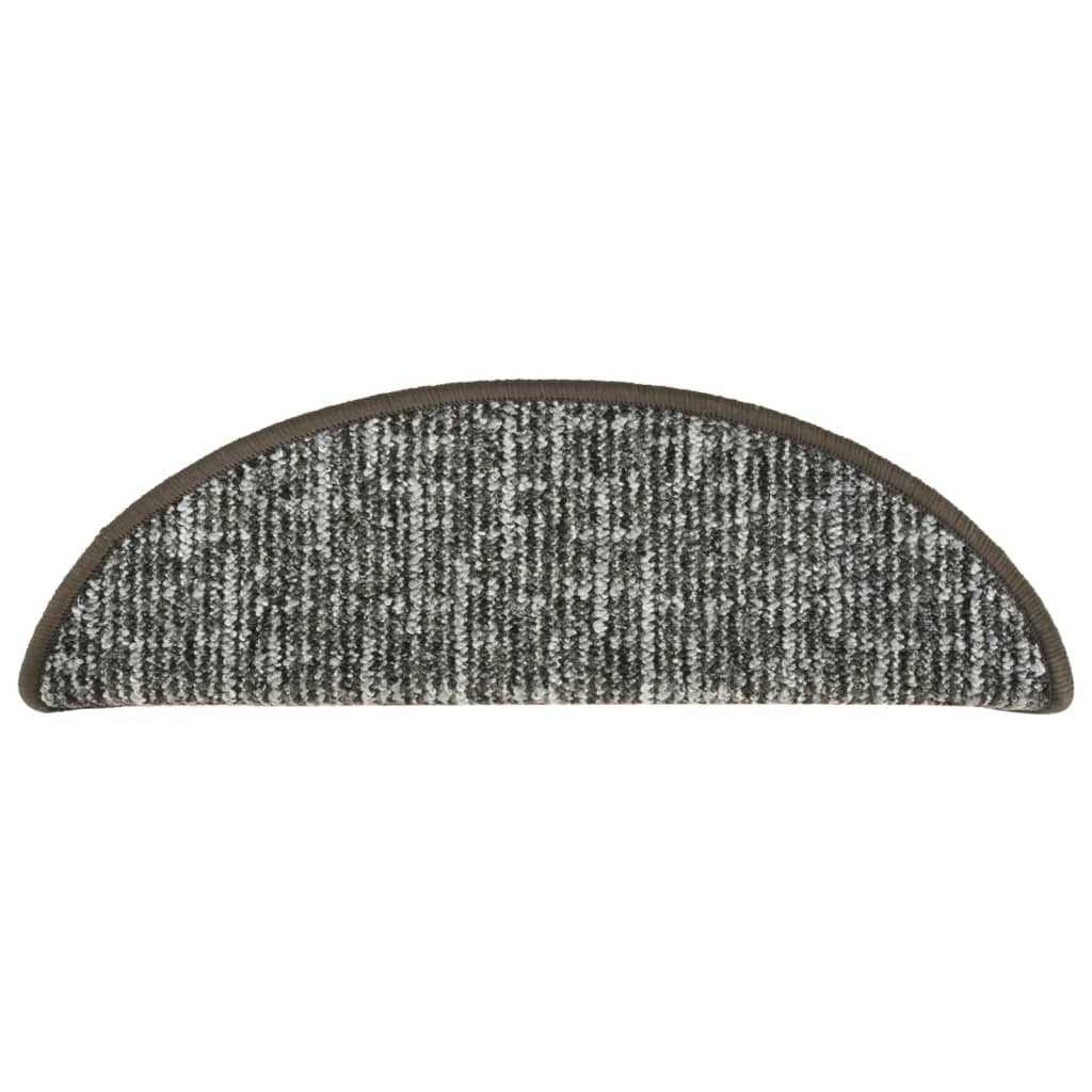 15 stk. trappemåtter 65x21x4 cm antracitgrå