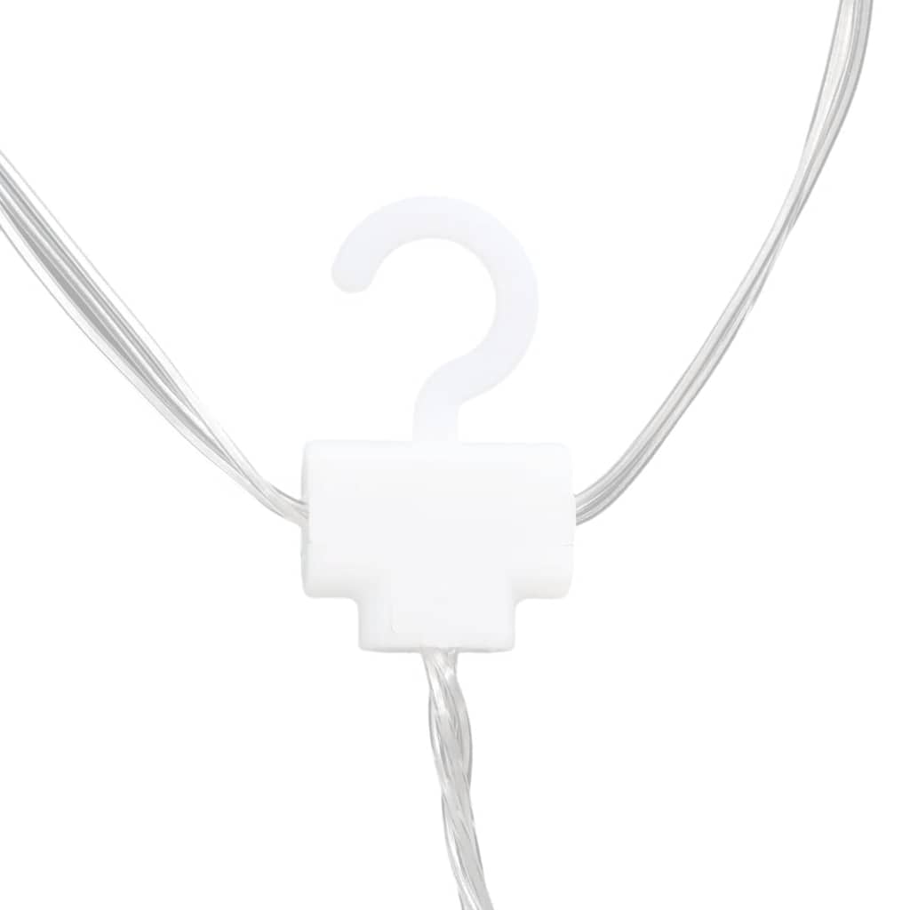 lyskæde m. stjerner + måner 345 LED'er fjernbetjening blå