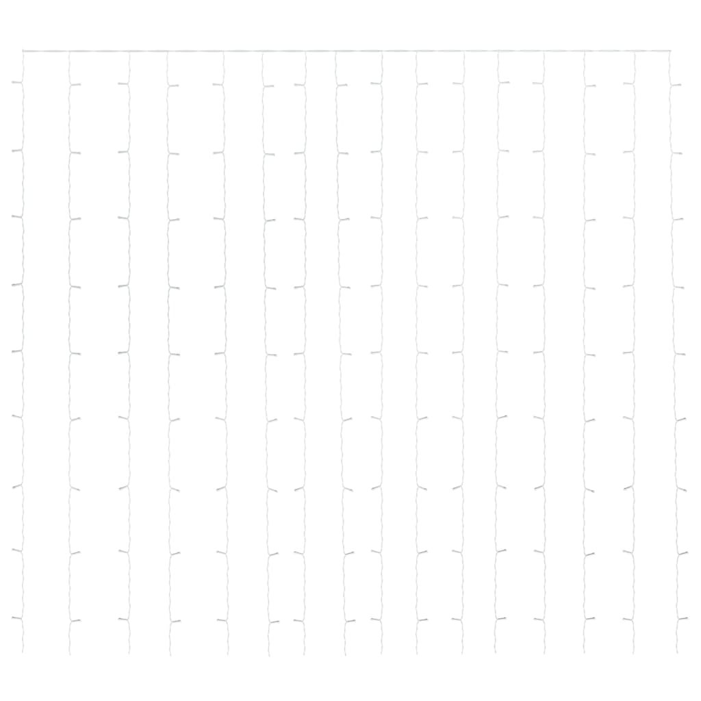 lysgardin 3x3 m 300 LED'er 8 funktioner kold hvid