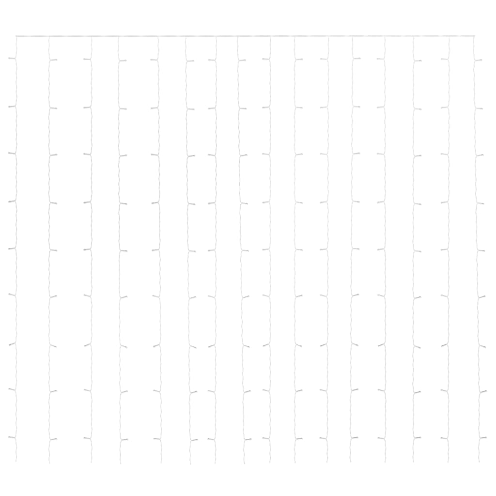 lysgardin 3x3 m 300 LED'er 8 funktioner blå