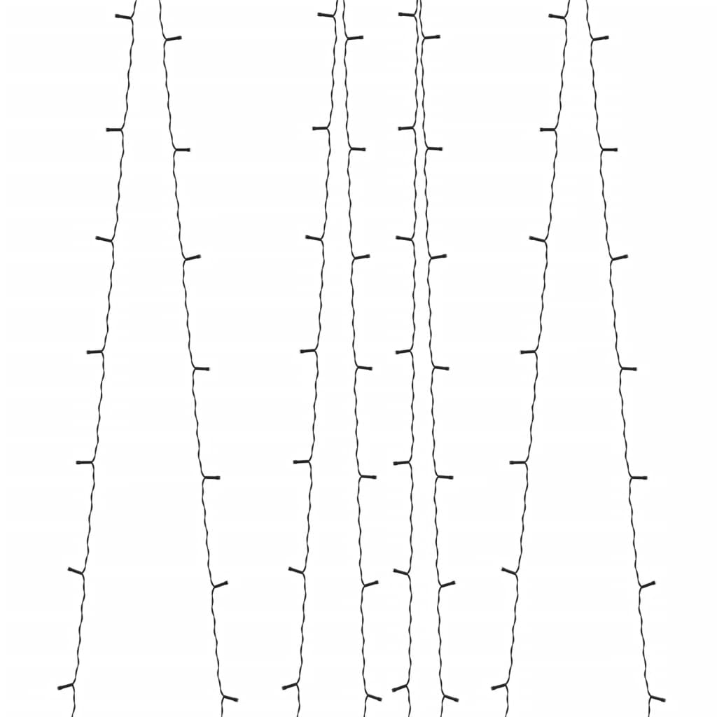 lyskæder 2 stk. 2x200 LED inde/ude soldrevet blå