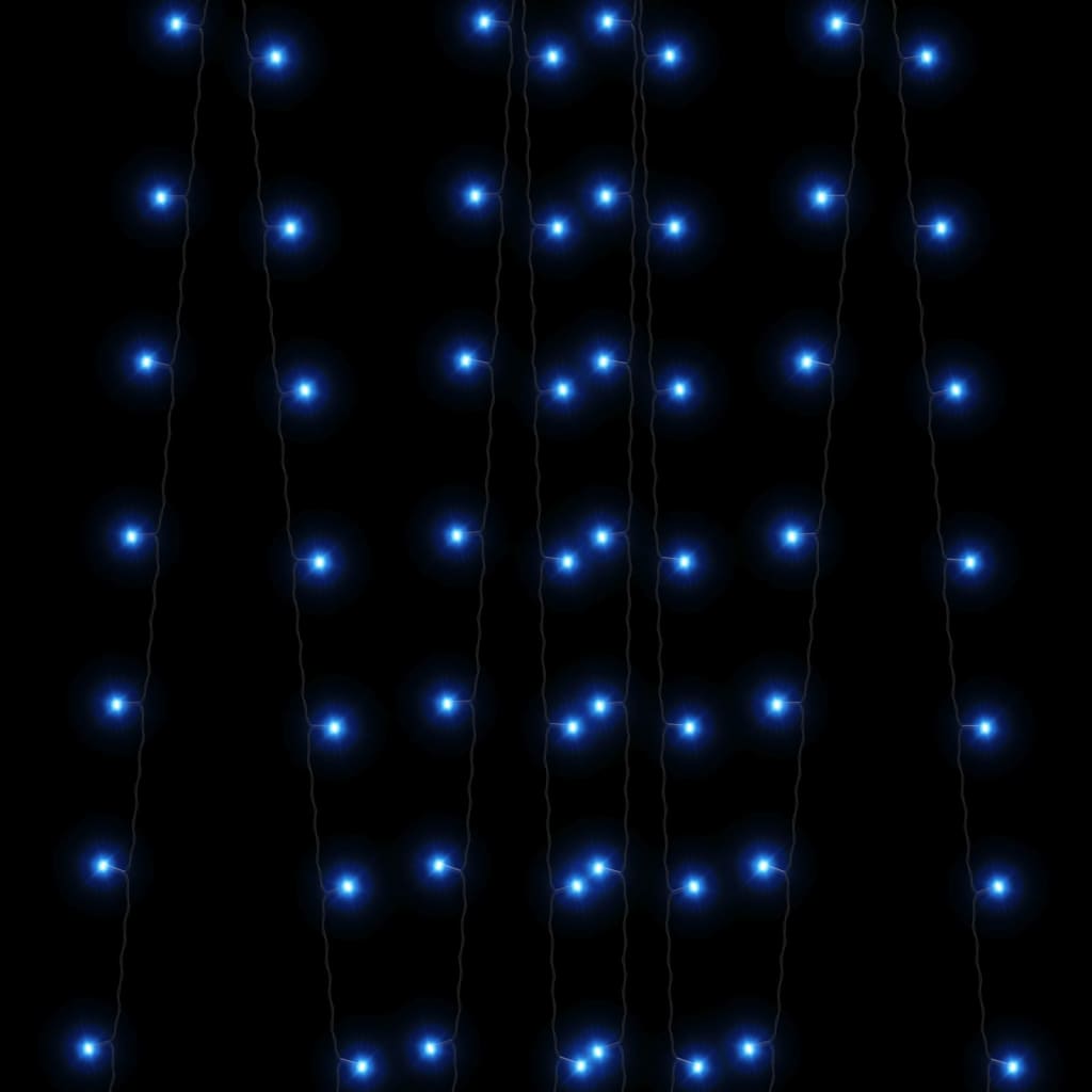 lyskæder 5 stk. 5x200 LED inde/ude soldrevet blå