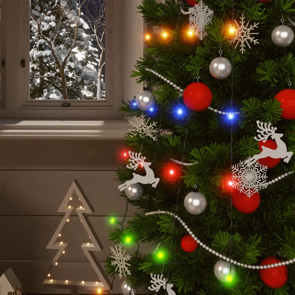 lyskæder 5 stk. 5x200 LED inde/ude soldrevet kold hvid