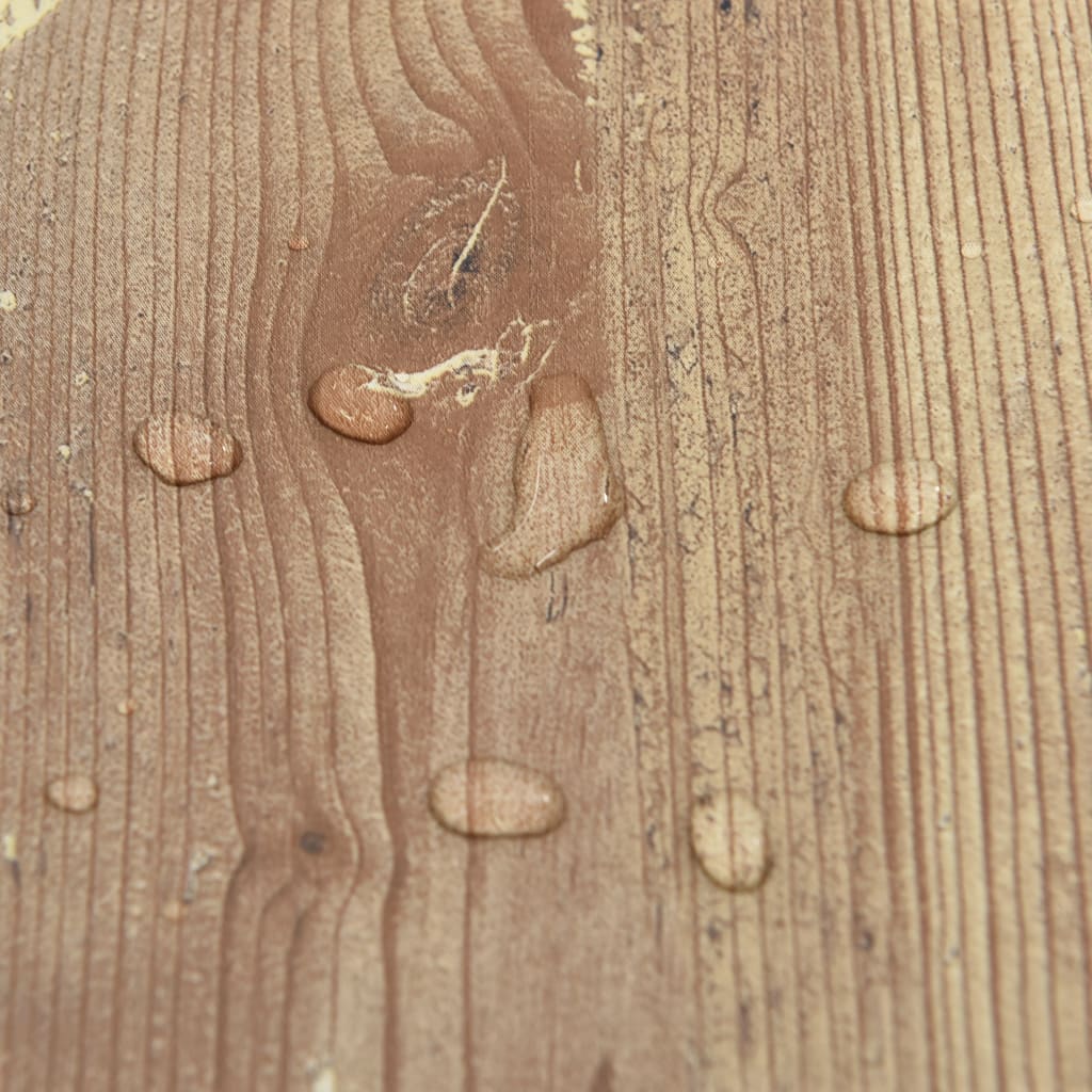 selvklæbende gulvbrædder 20 stk. 1,86 m² PVC brun