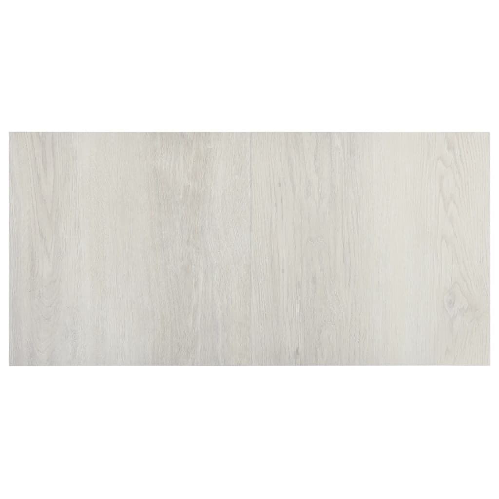 selvklæbende gulvbrædder 20 stk. 1,86 m² PVC beige