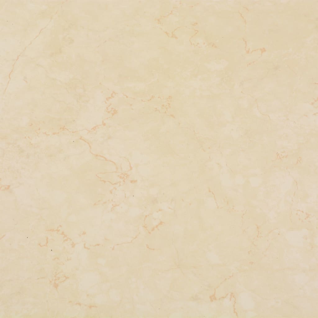 selvklæbende gulvbrædder 20 stk. 1,86 m² PVC beige