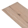 selvhæftende PVC-gulvplanker 5,21 m² 2 mm egetræ brun
