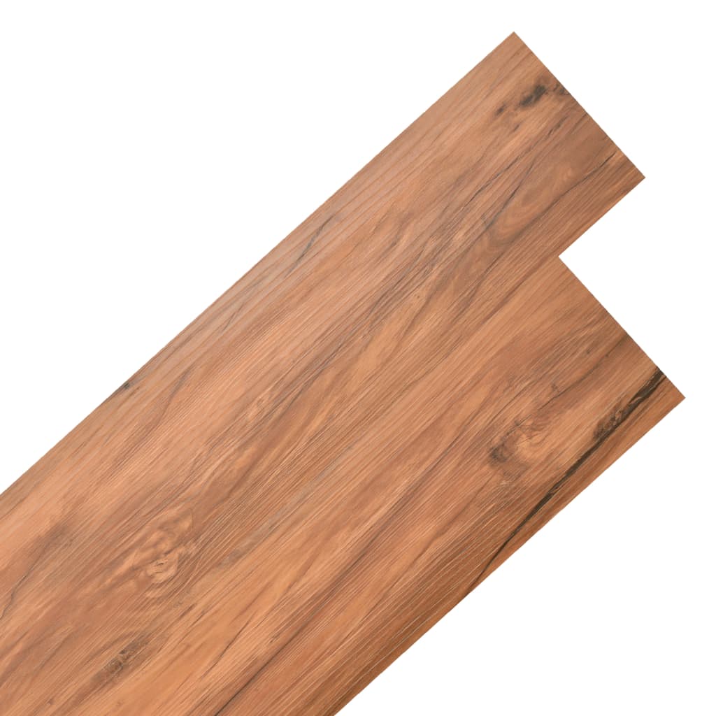 selvklæbende PVC-gulvplanker 5,21 m² 2 mm elm naturfarvet