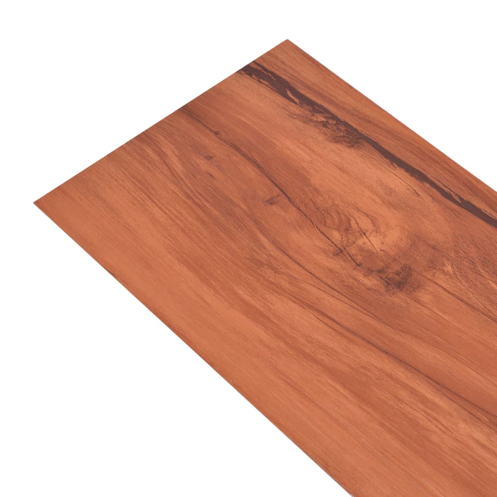 selvklæbende PVC-gulvplanker 5,21 m² 2 mm elm naturfarvet