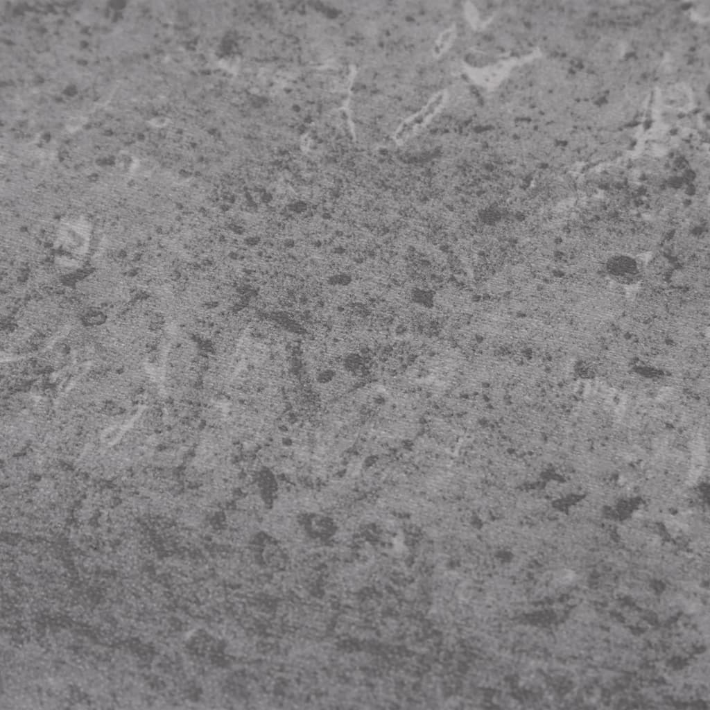 selvhæftende PVC-gulvplanker 5,21 m² 2 mm cementbrun