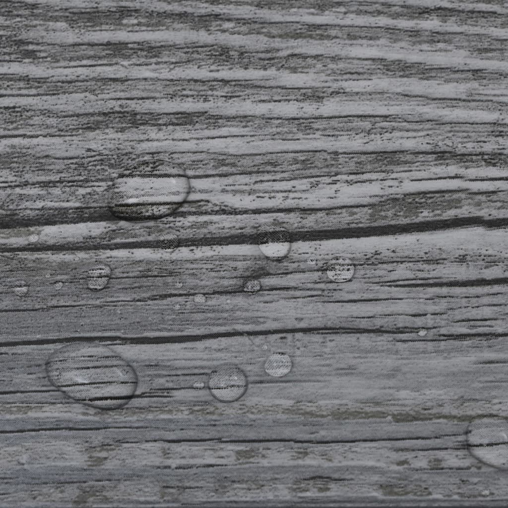 selvhæftende PVC-gulvplanker 5,21 m² 2 mm skinnende grå