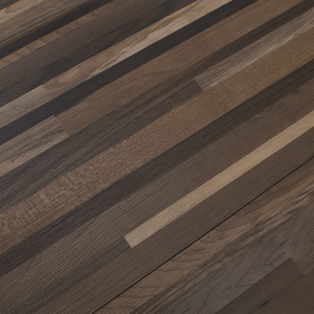 selvhæftende PVC-gulvplanker 5,21 m² 2 mm brunstribet