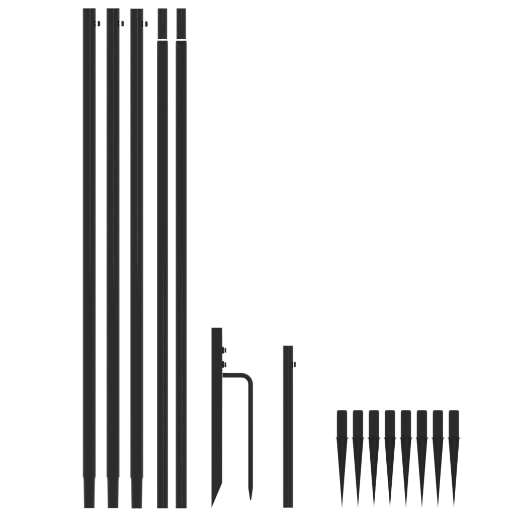 LED-juletræ 576 LED'er 3,6 m inde/ude blåt lys