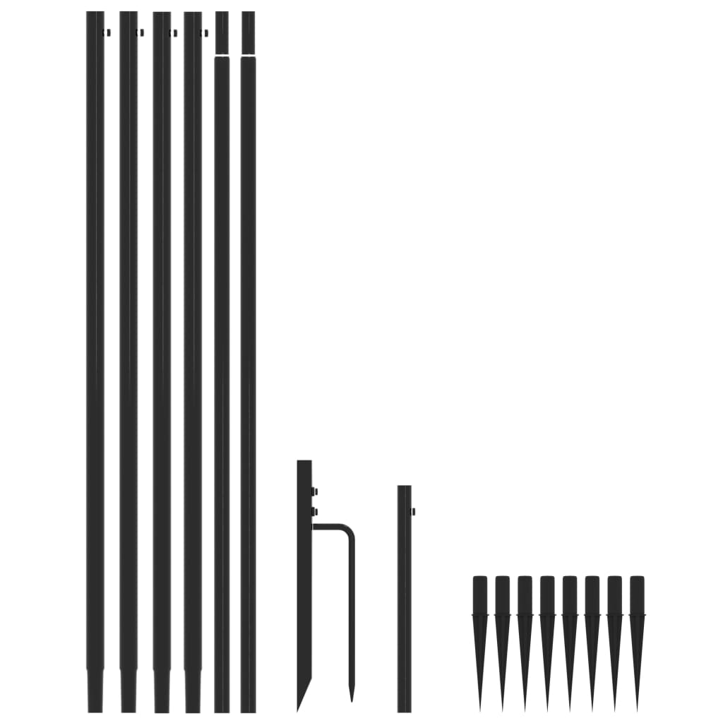 LED-juletræ 800 LED'er 5 m inde/ude farverigt lys