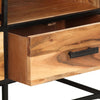 tv-skab 110x30x45 cm massivt akacietræ