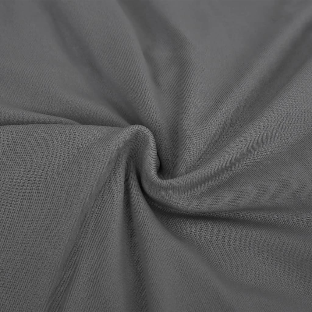 elastisk sofabetræk polyesterjersey antracitgrå
