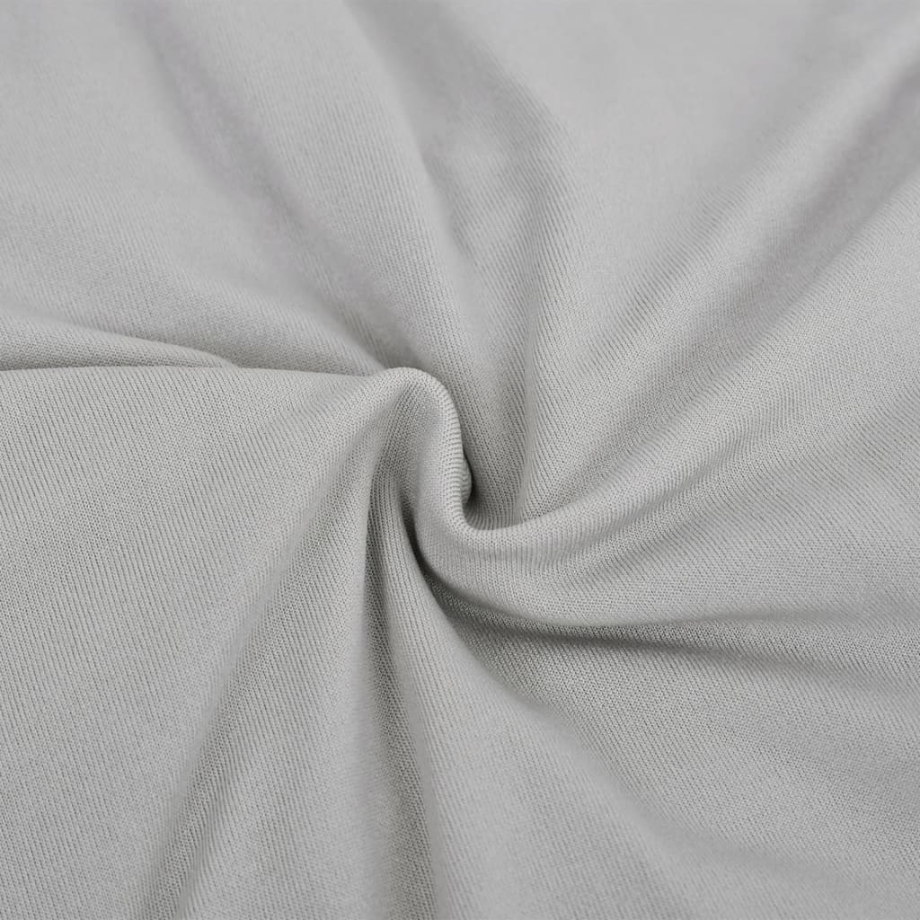elastisk sofabetræk polyesterjersey grå