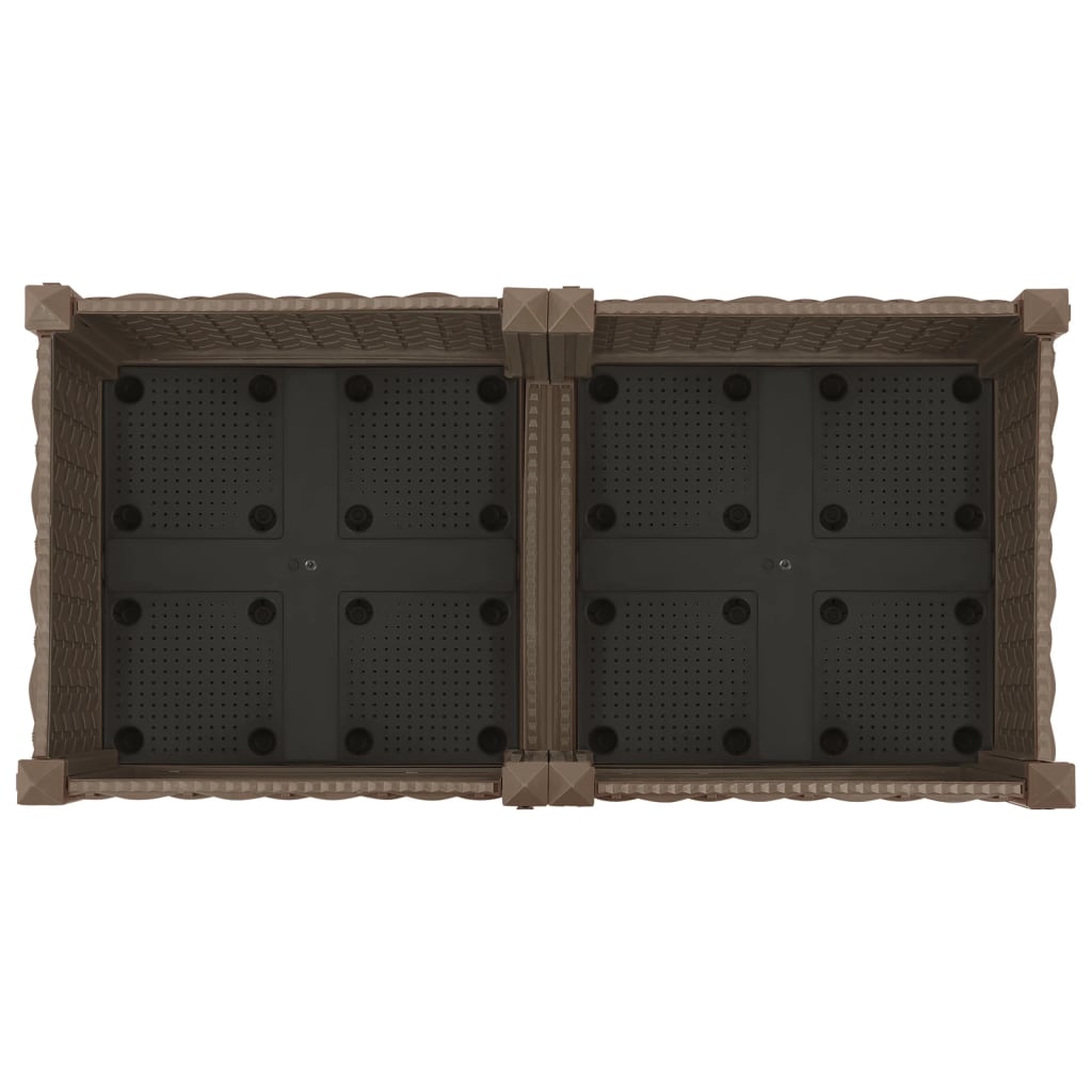 højbed 80x40x23 cm polypropylen