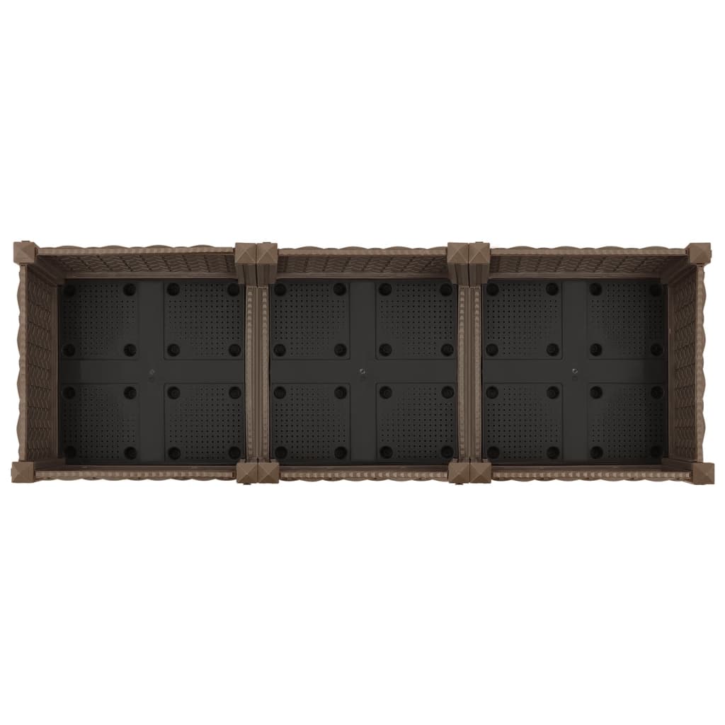 højbed 120x40x23 cm polypropylen