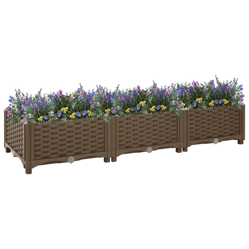 højbed 120x40x23 cm polypropylen