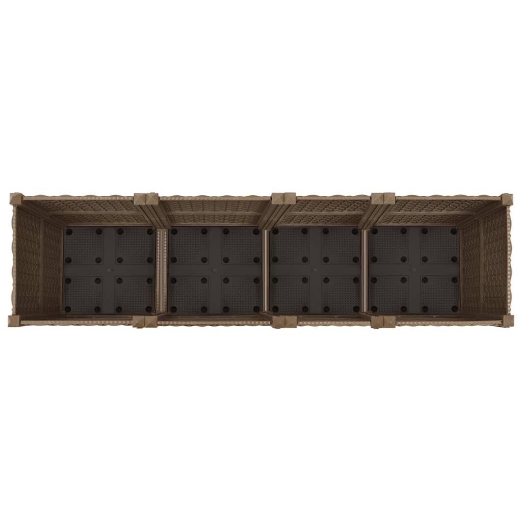 højbed 160x40x38 cm polypropylen