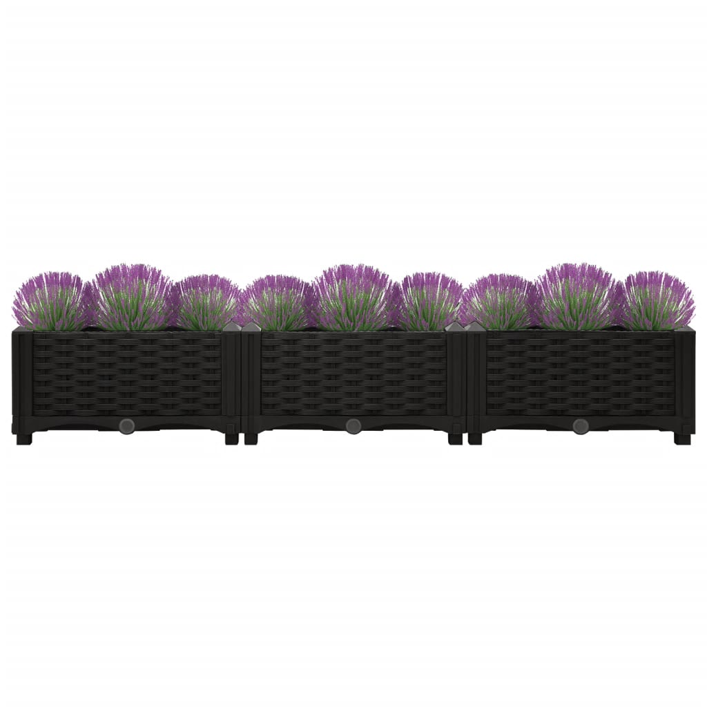 højbed 120x40x23 cm polypropylen