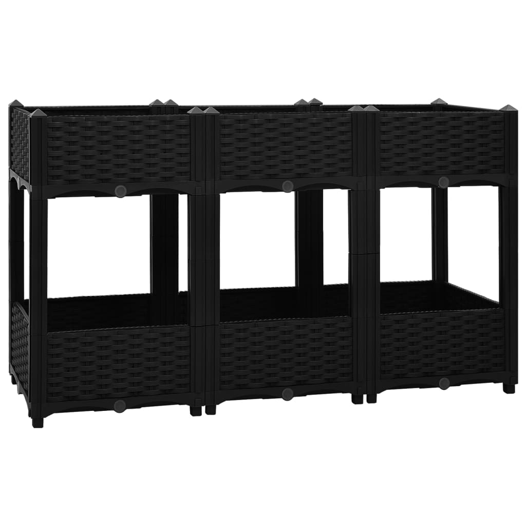 højbed 120x40x71 cm polypropylen