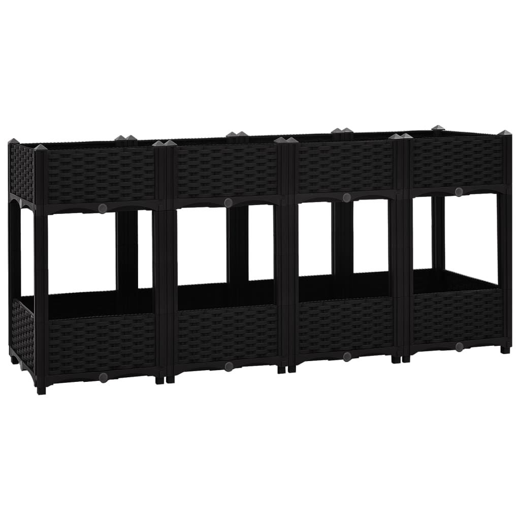 højbed 160x40x71 cm polypropylen