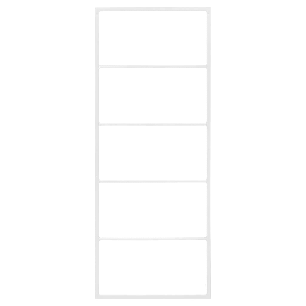 håndklædestativ hvid 45x10x115 cm stål