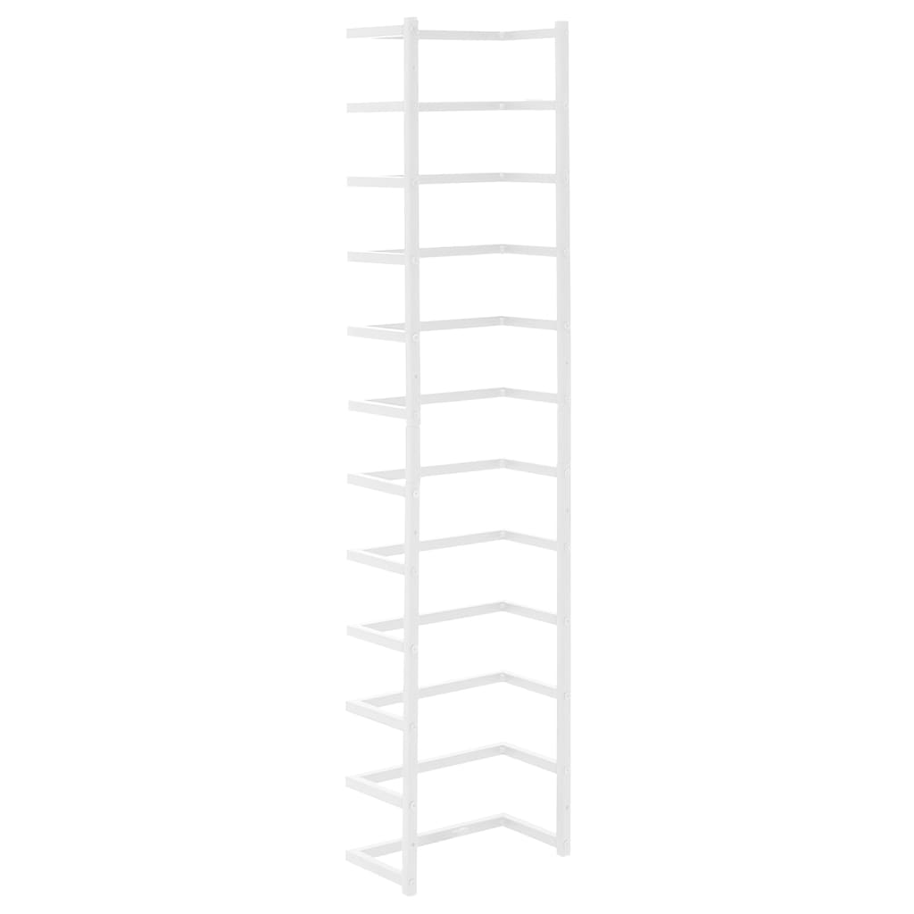 håndklædeholder 24x12x96 cm stål hvid