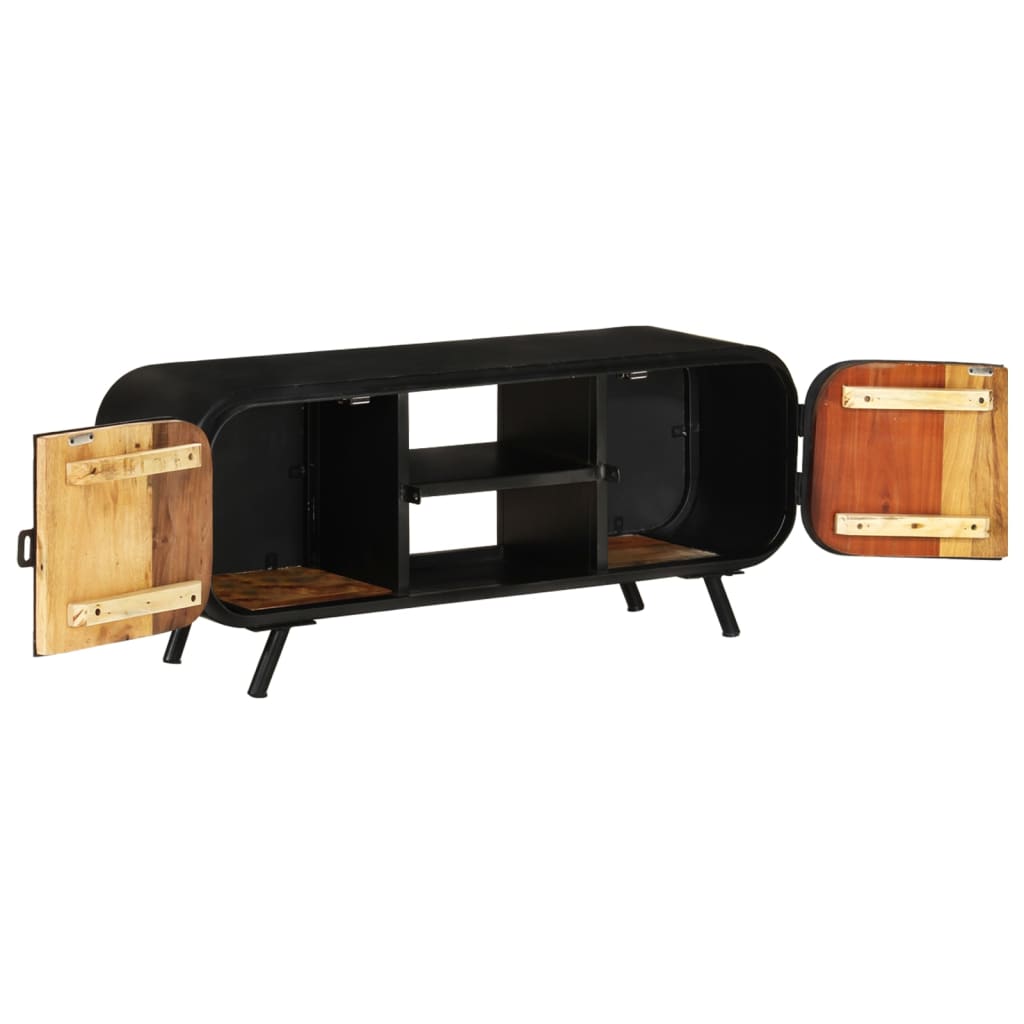 tv-skab 110x30x45 cm massivt genbrugstræ