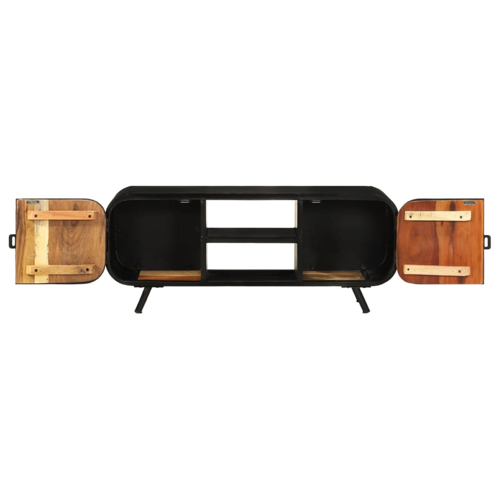 tv-skab 110x30x45 cm massivt genbrugstræ