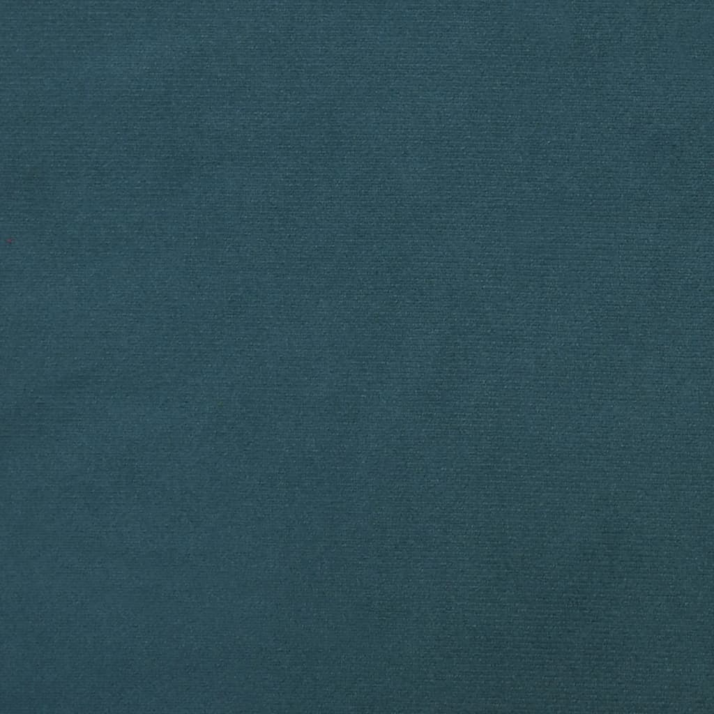 barstole 2 stk. fløjl blå