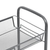 køkkenvogn med 5 hylder 46x26x105 cm jern grå