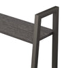 stigereol med 5 hylder 56x35x174 cm sort