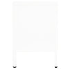 tv-skab 90x30x44 cm stål og glas hvid