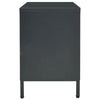 tv-skab 105x35x52 cm stål og glas antracitgrå