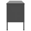 tv-skab 105x35x50 cm stål Antracitgrå