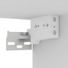 tv-borde 4 stk. 60x30x30 cm konstrueret træ hvid