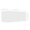 tv-skabe 4 stk. 80x30x30 cm konstrueret træ hvid