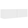 tv-skabe 4 stk. 100x30x30 cm konstrueret træ hvid