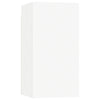 tv-skabe 7 stk. 30,5x30x60 cm konstrueret træ hvid