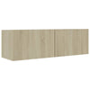 tv-skabe 4 stk. 60x30x30 cm konstrueret træ sonoma-eg
