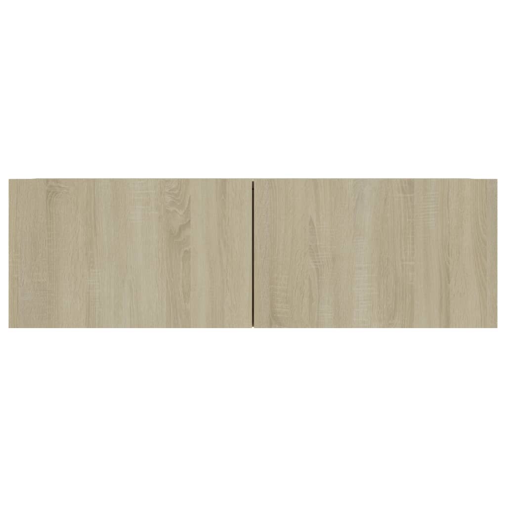 tv-skabe 4 stk. 60x30x30 cm konstrueret træ sonoma-eg