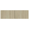 tv-skabe 4 stk. 60x30x30 cm konstrueret træ sonoma-eg